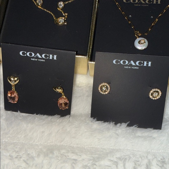 Coach Jewelry Gold &Silver earring ,rings, bracelets , necklaces  your choice - Picture 10 of 11